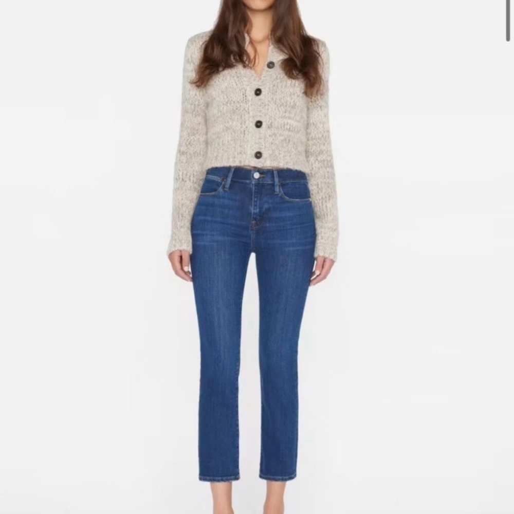 FRAME Le High Straight Jeans
